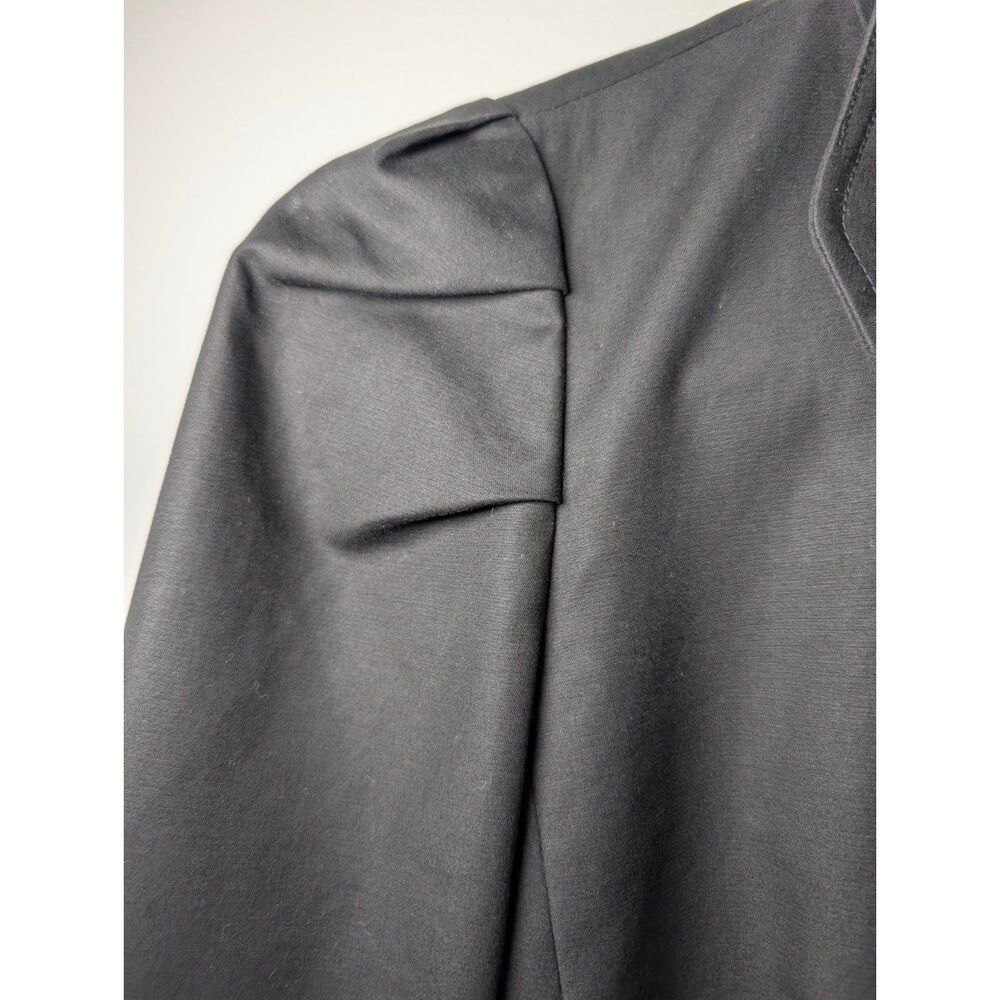 Lafayette 148 Black Tailored Blazer Size 8 Luxury Minimalist Career Quiet Luxury - Picture 4 of 12